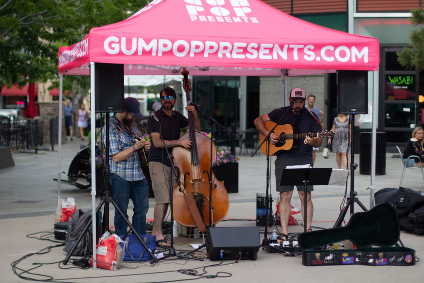 The Hilltop Harvest Band played bluegrass favorites at Street Food Social.